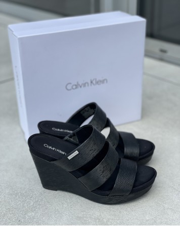Sandále dámské Calvin Klein JILLEAN BIRCH černé